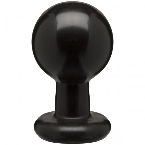 Круглая черная анальная пробка Classic Round Butt Plugs Large - 12,1 см. во Владивостоке