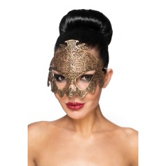 Золотистая карнавальная маска  Нави 